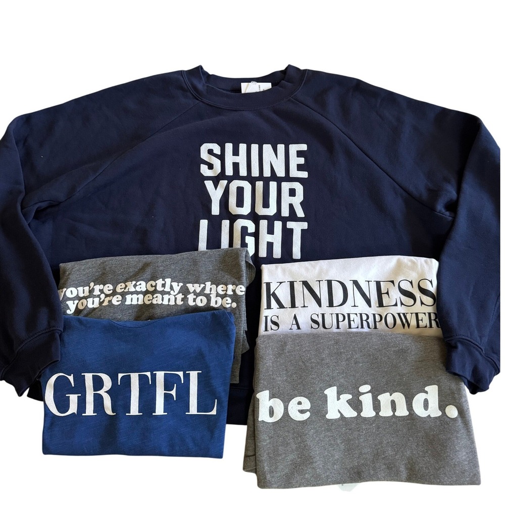 Soulciety‎ Mystery Box Size LARGE 5 NWT/NWOT Inspirational AS-IS Final Sale